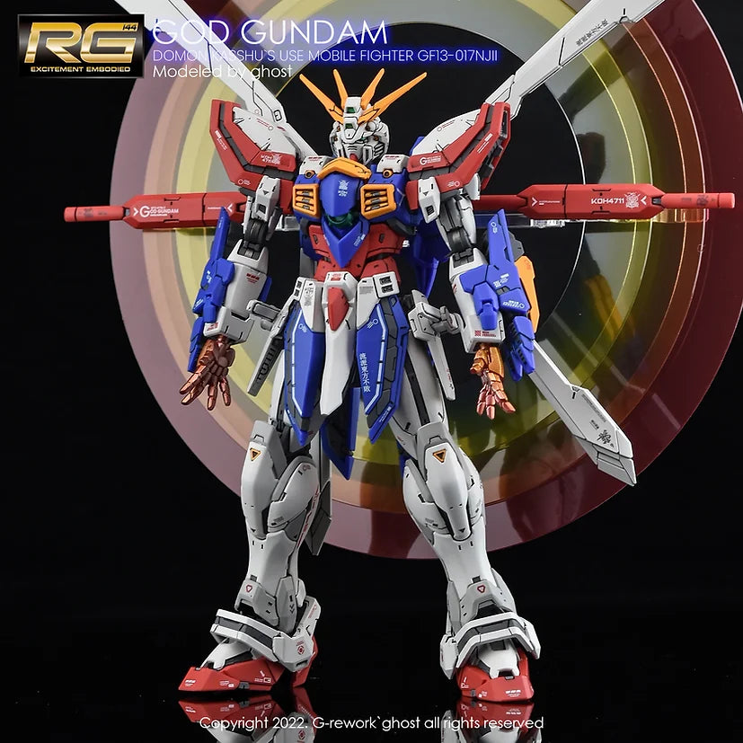 G- Rework [RG] GOD GUNDAM – The Gunpla Hermits Shop