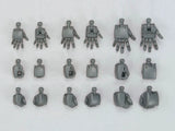 Gundam Option Parts Set Gunpla 04 Build Hands (Round) [Damage Box]