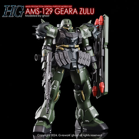 G-Rework [HG] AMS-129 GEARA ZULU [ All Type ]