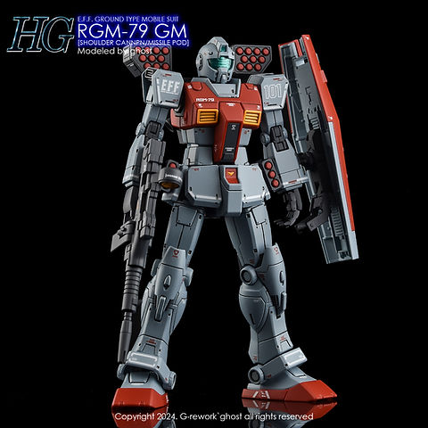 G-Rework HG RGM-79 GM / MISSILE POD