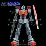 G-Rework HG RGM-79 GM / MISSILE POD