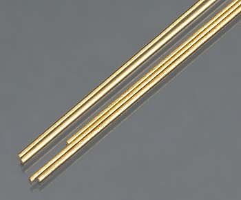 1mm x 300mm Solid Brass Rod (5)
