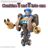One Piece Chopper Robo 02 Heavy Armor & 03 Horn Dozer Model Kit Set