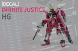 Delpi HG Infinite Justice Water Decal